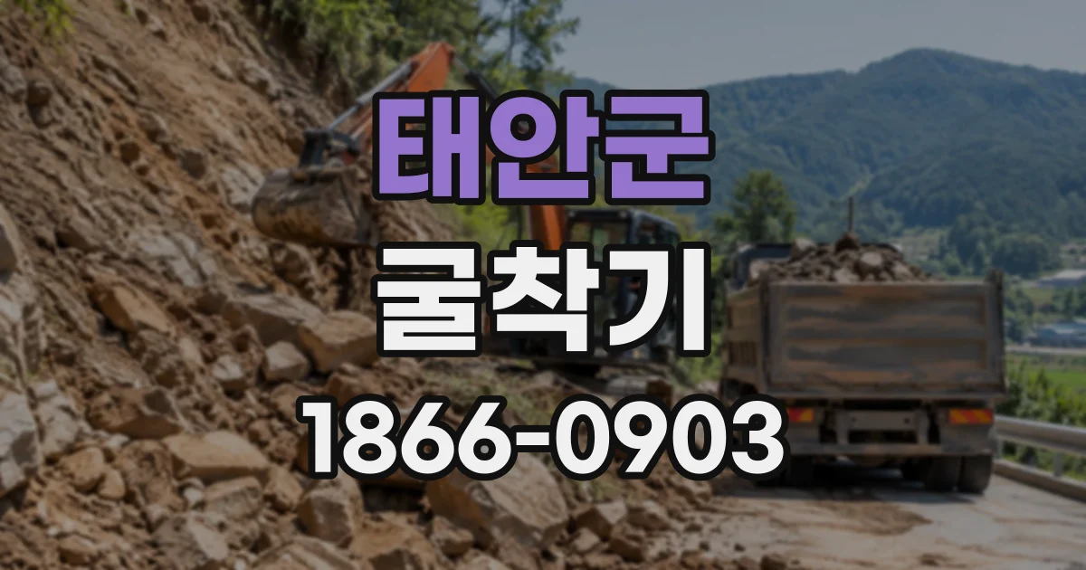 태안군 굴착기