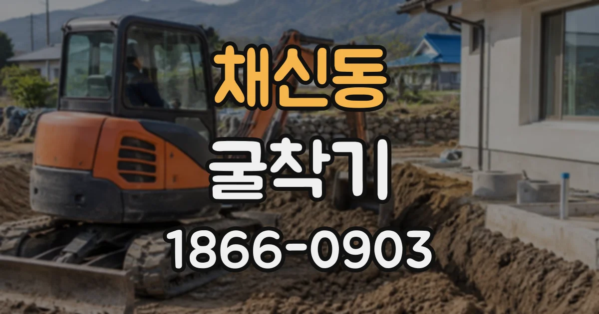 채신동 굴착기