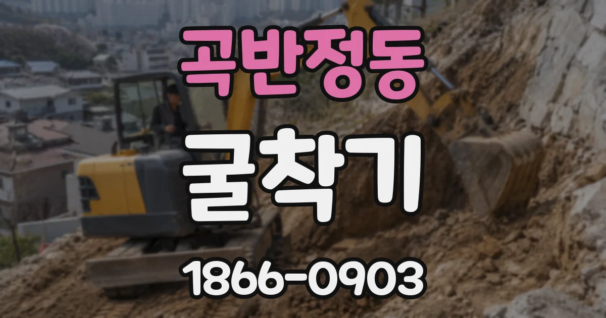 곡반정동 굴착기