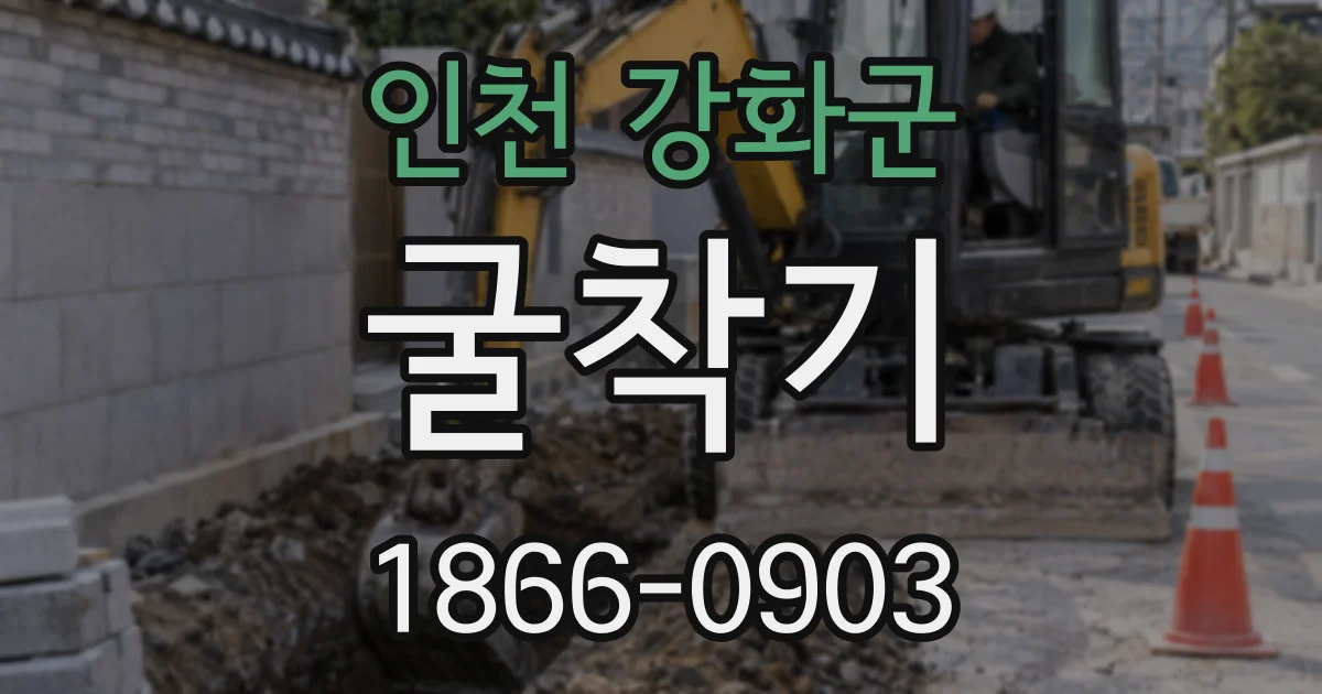 인천 강화군 굴착기