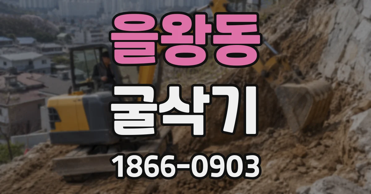 을왕동 굴삭기