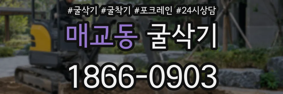 매교동 굴삭기