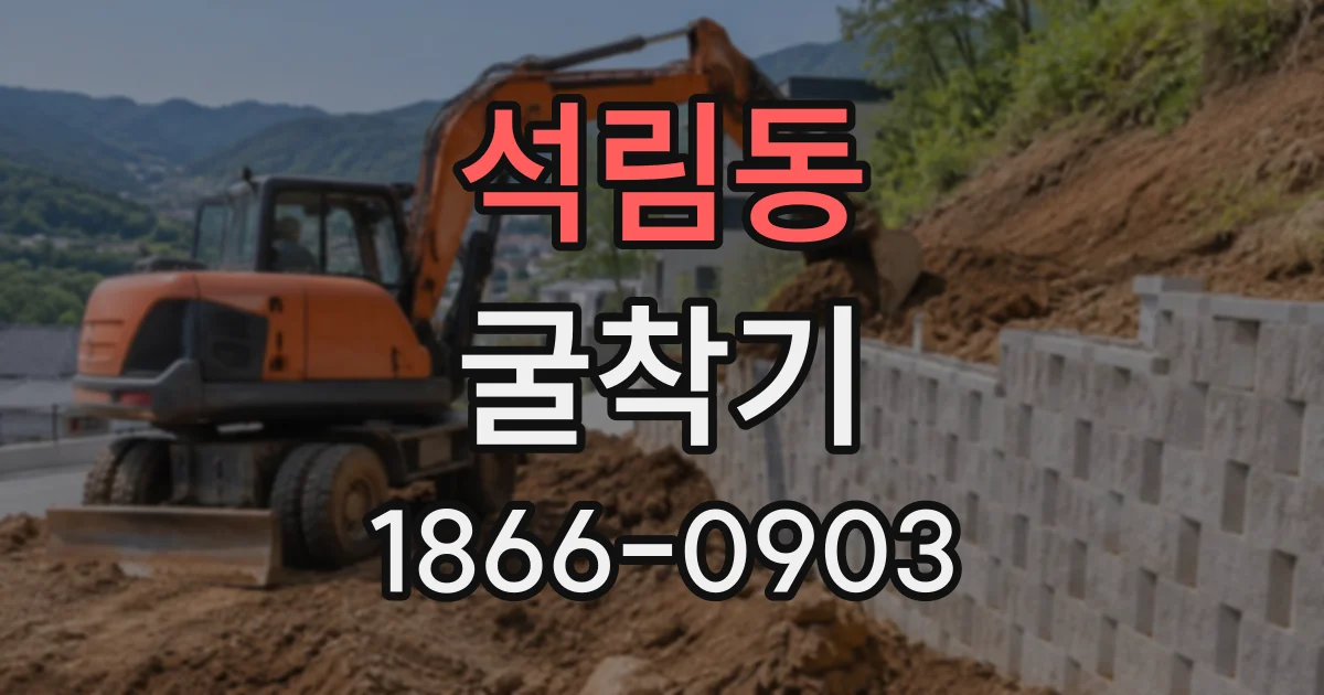 석림동 굴착기