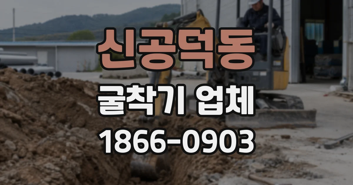 신공덕동 굴착기 업체