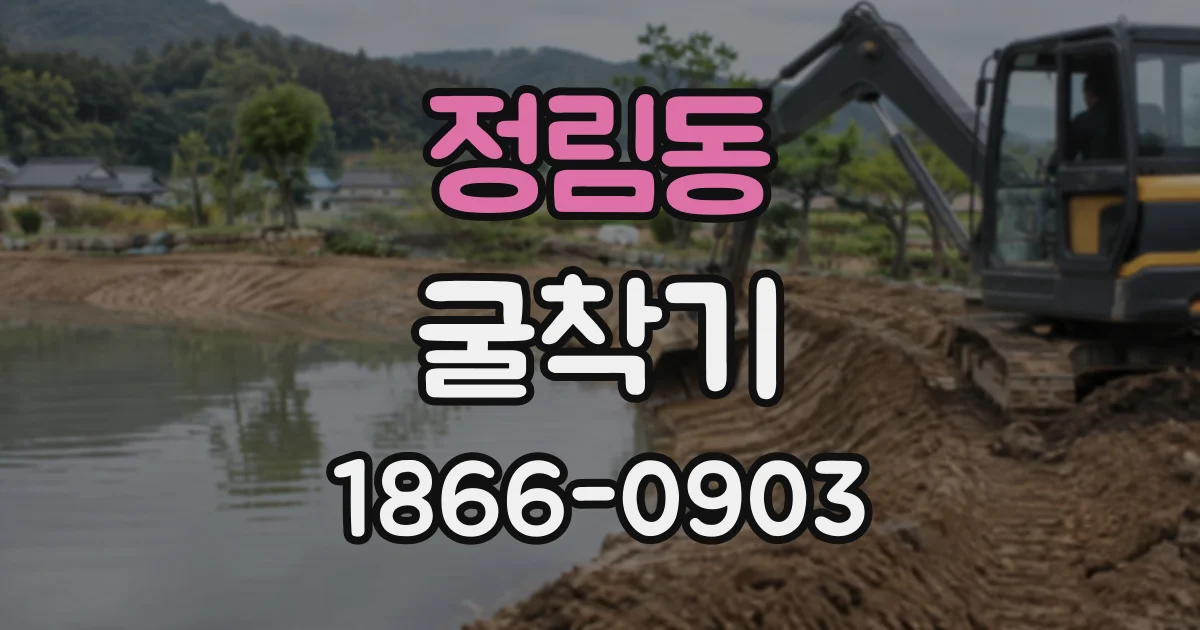 정림동 굴착기