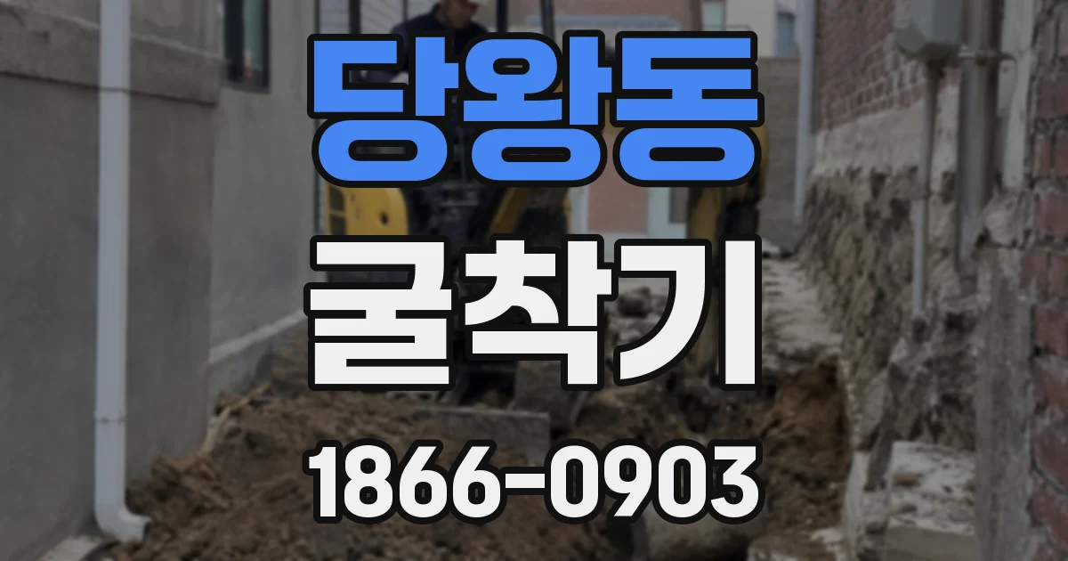 당왕동 굴착기