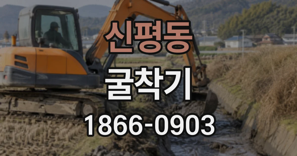 신평동 굴착기
