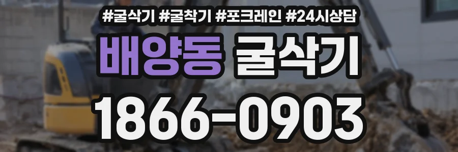 배양동 굴삭기