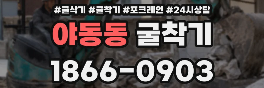야동동 굴착기