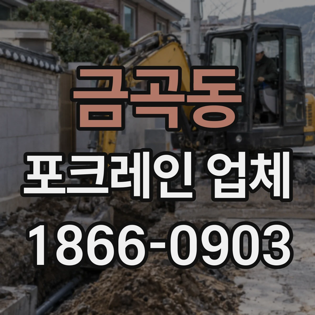 금곡동 포크레인 업체