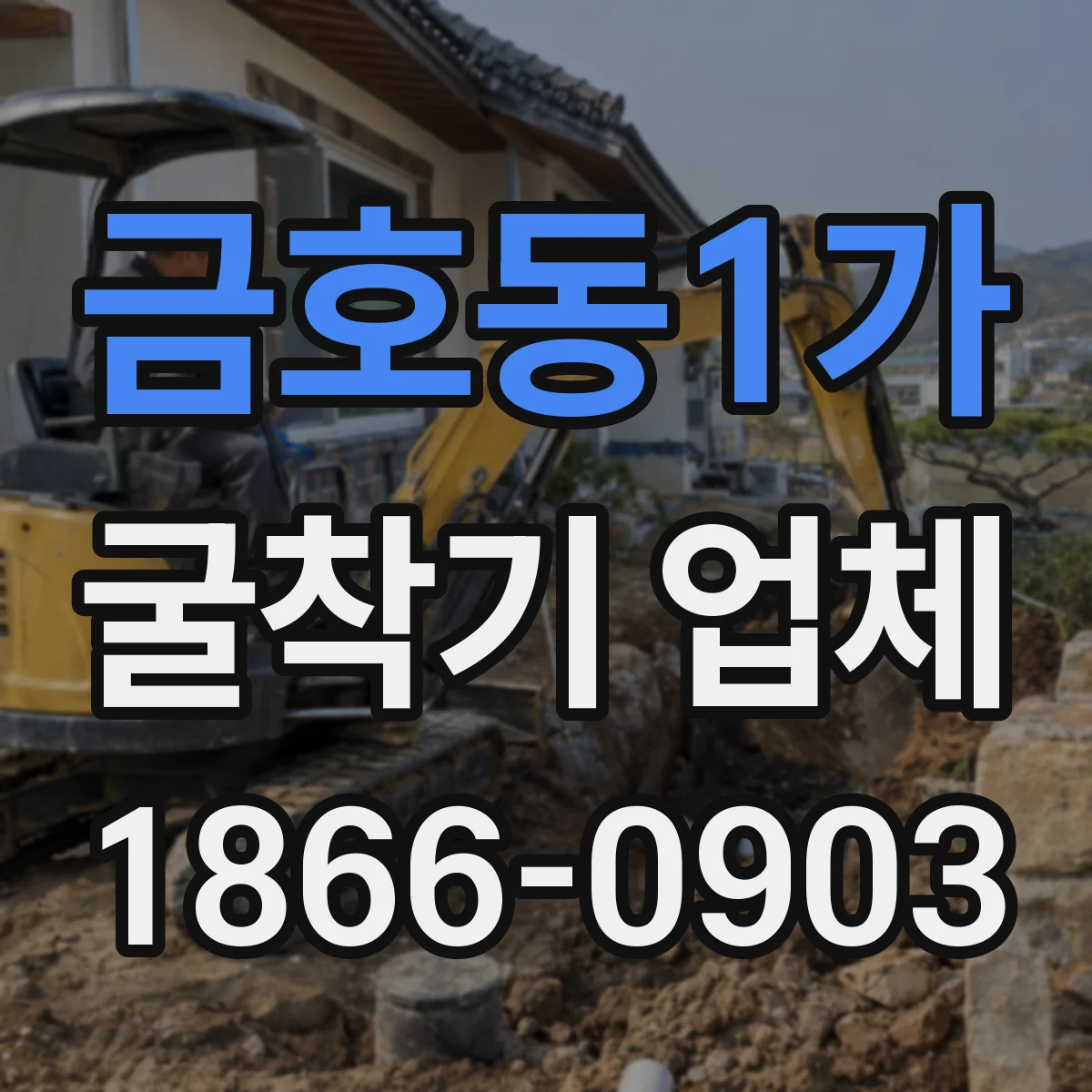 금호동1가 굴착기 업체