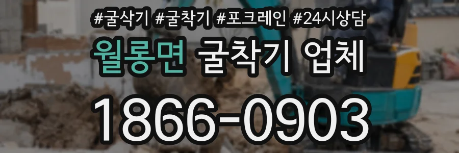 월롱면 굴착기 업체
