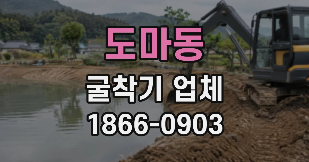 도마동 굴착기업체
