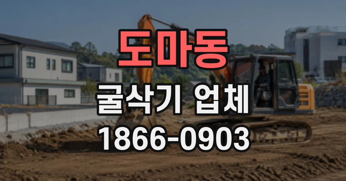 도마동 굴삭기업체