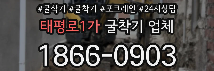 태평로1가 굴착기 업체