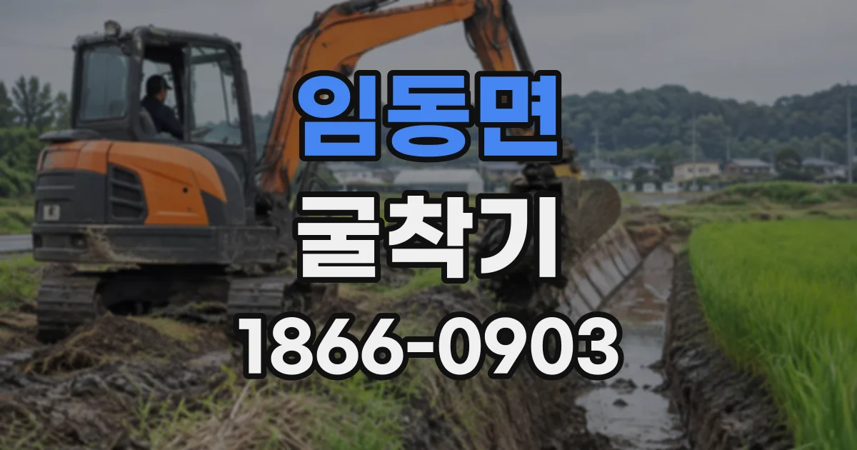임동면 굴착기