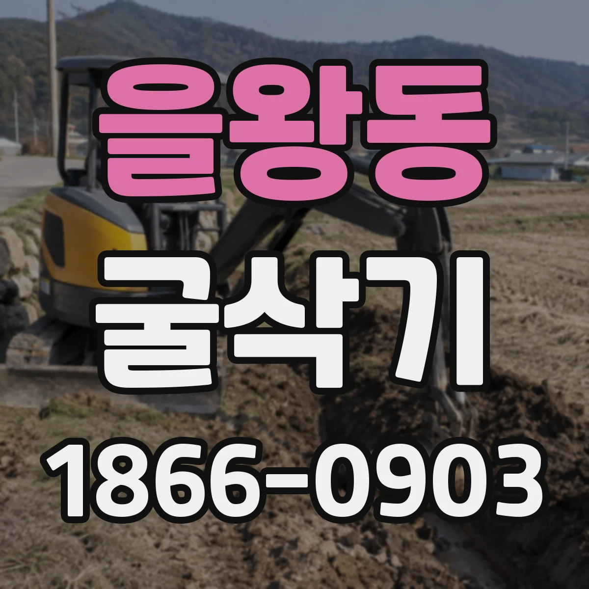 을왕동 굴삭기