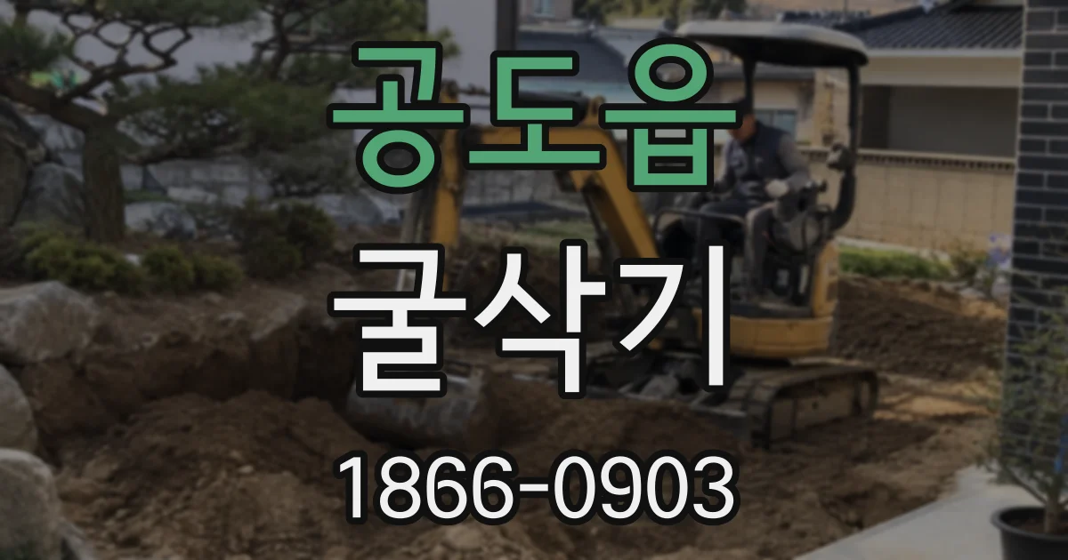 공도읍 굴삭기