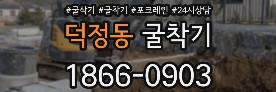 덕정동 굴착기