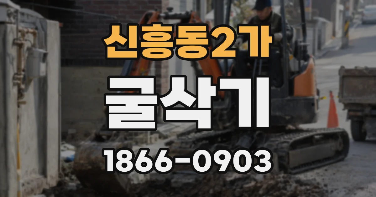 신흥동2가 굴삭기