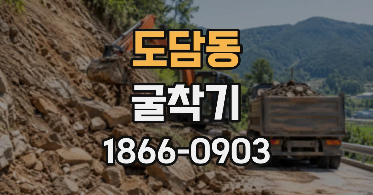 도담동 굴착기