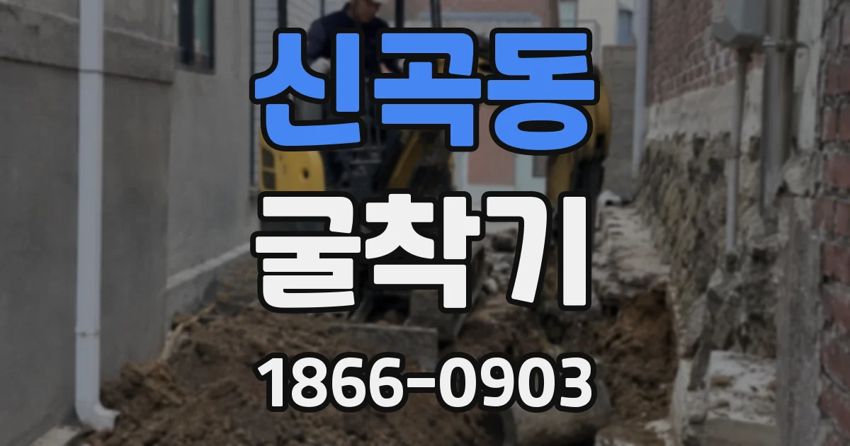 신곡동 굴착기