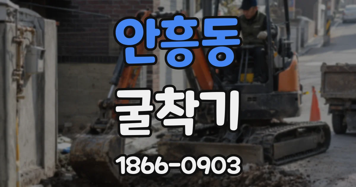 안흥동 굴착기