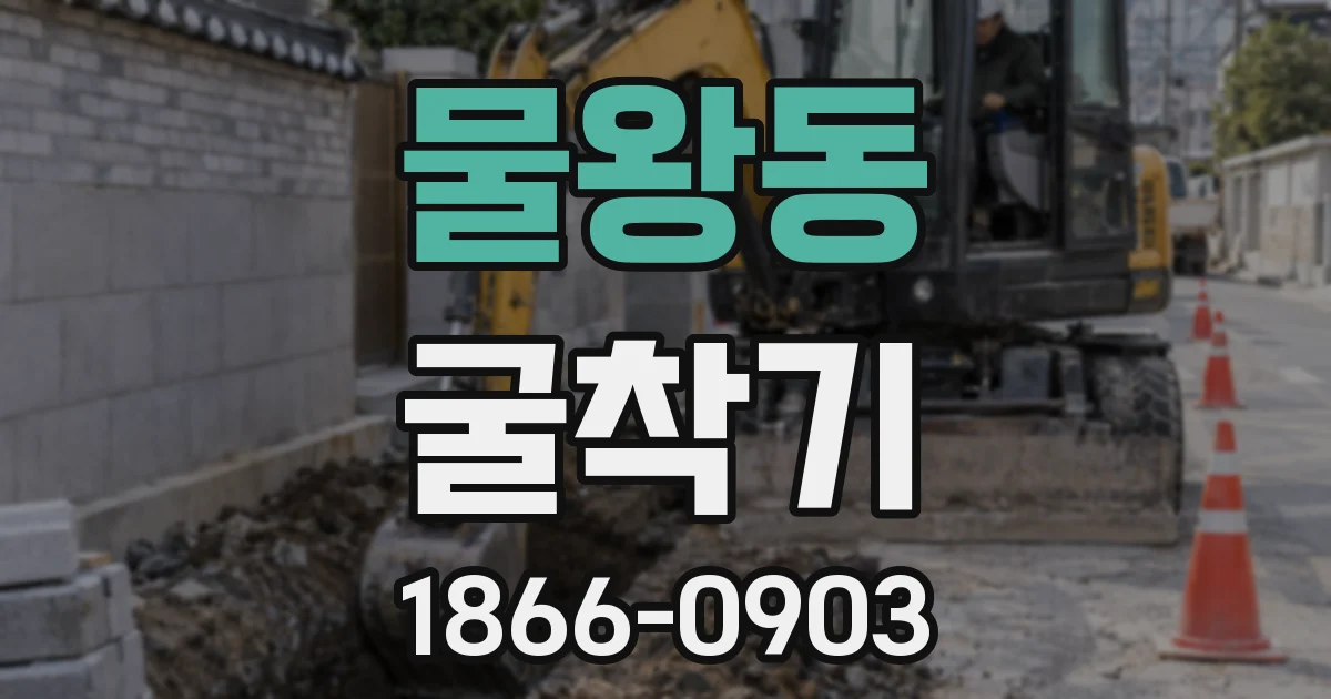 물왕동 굴착기