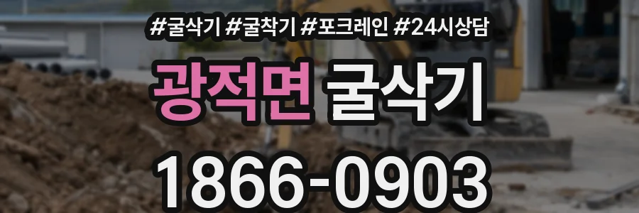 광적면 굴삭기