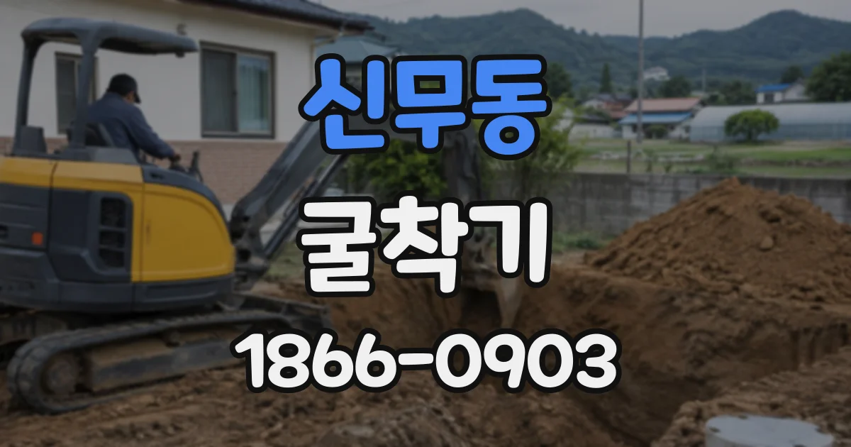 신무동 굴착기