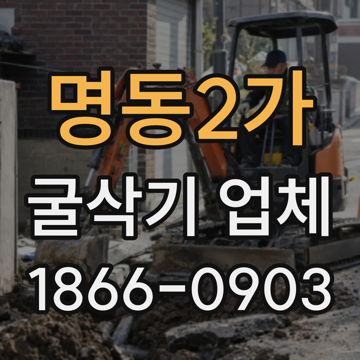명동2가 굴삭기 업체