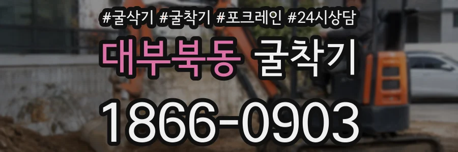 대부북동 굴착기