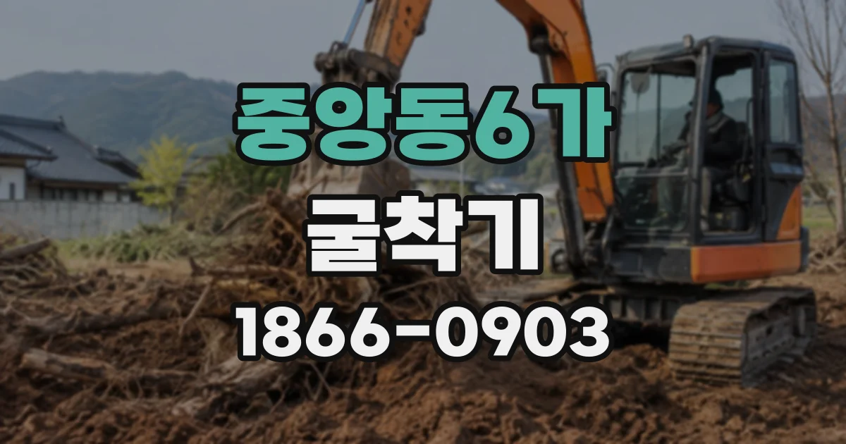 중앙동6가 굴착기