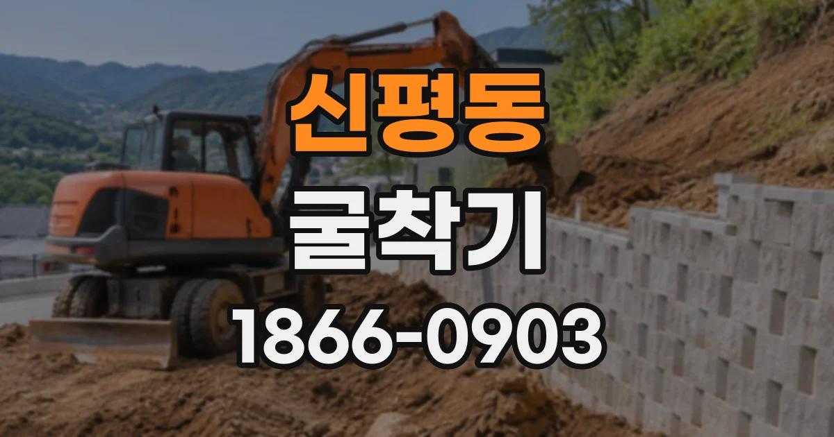 신평동 굴착기