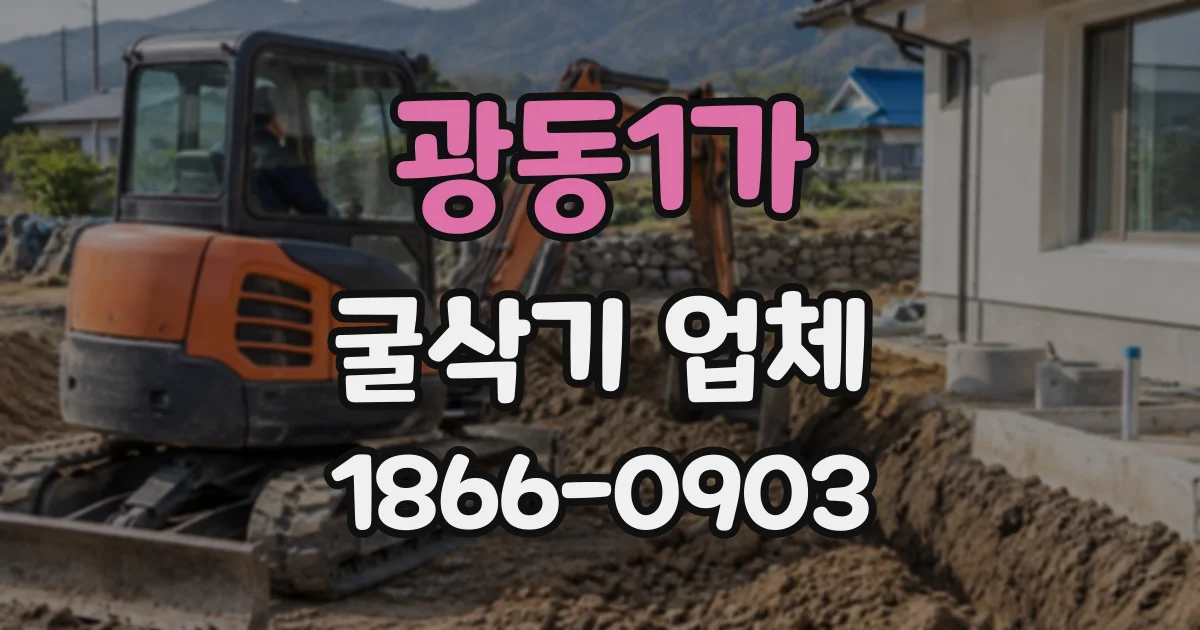 광동1가 굴삭기업체