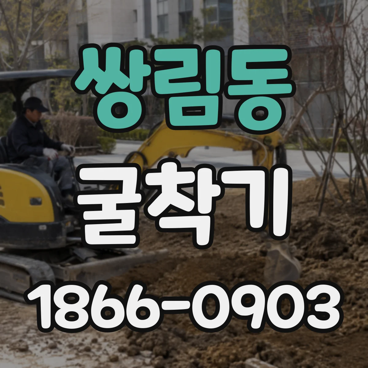 쌍림동 굴착기