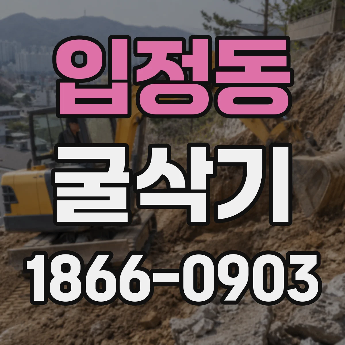입정동 굴삭기