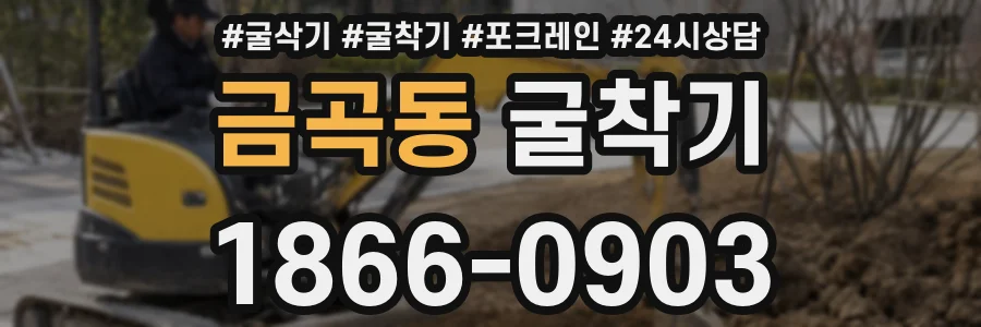 금곡동 굴착기
