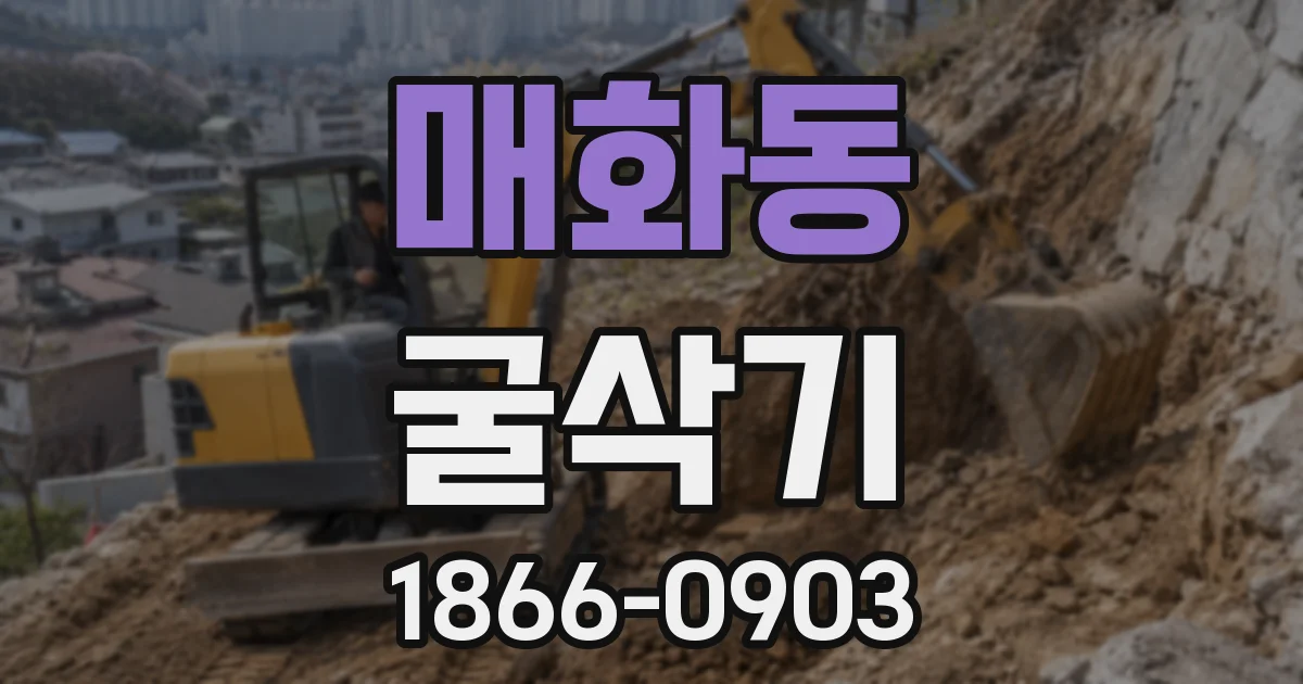 매화동 굴삭기