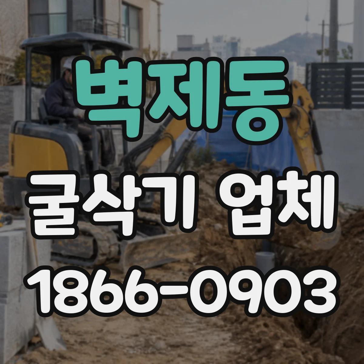벽제동 굴삭기 업체
