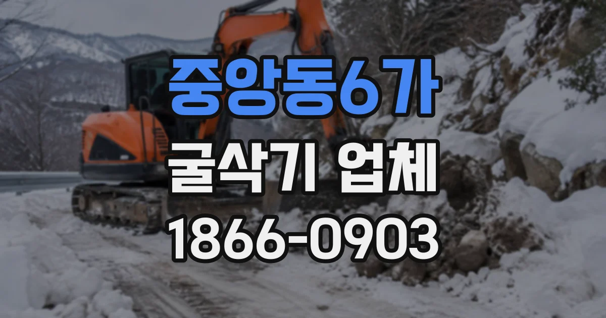 중앙동6가 굴삭기업체
