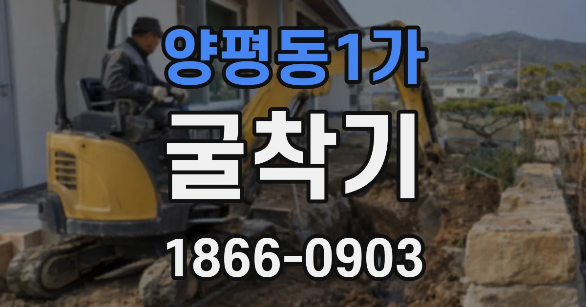 양평동1가 굴착기