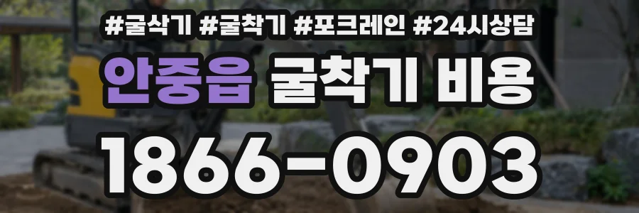 안중읍 굴착기 비용