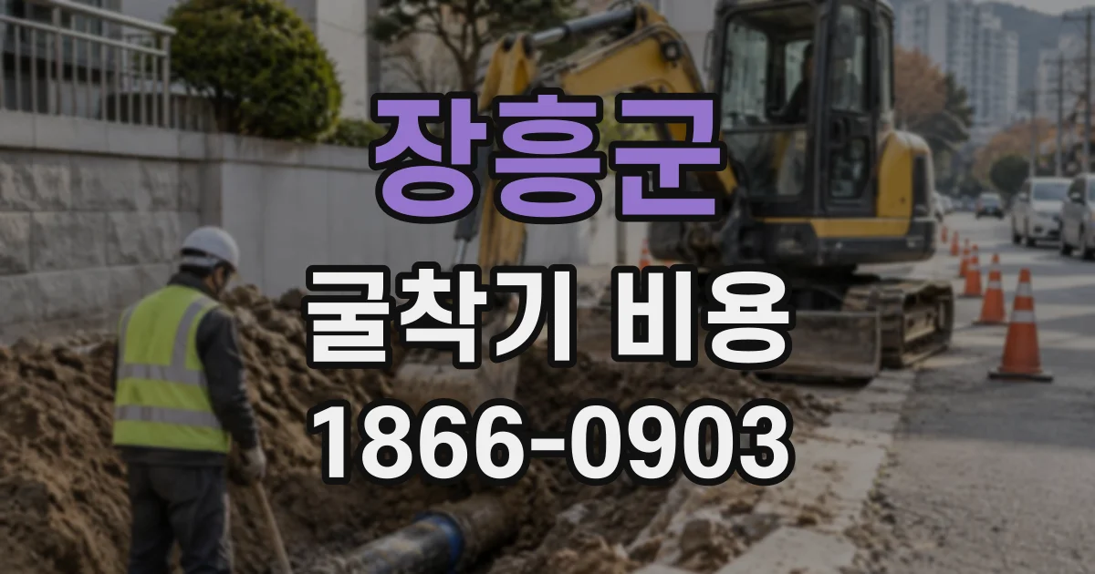 장흥군 굴착기비용