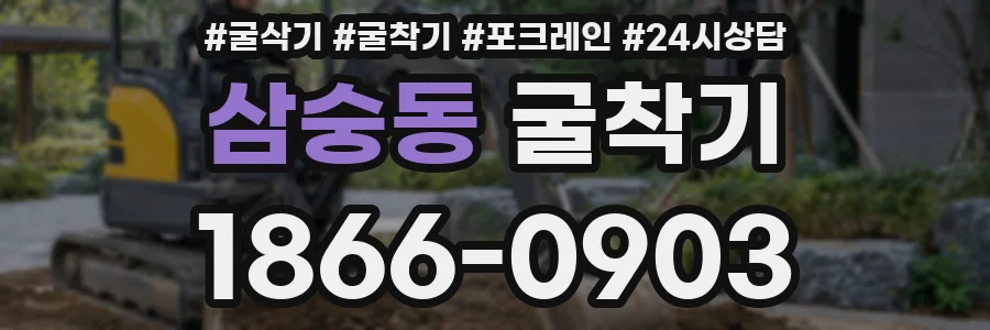 삼숭동 굴착기