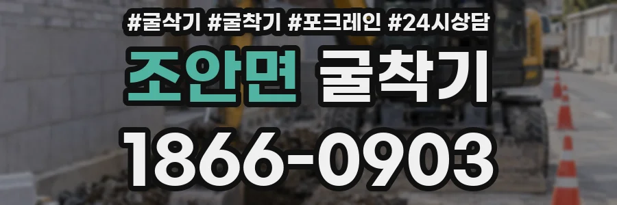 조안면 굴착기