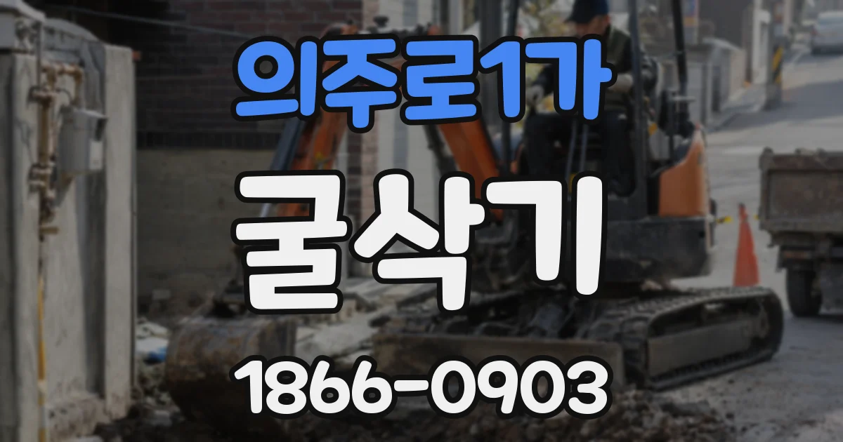의주로1가 굴삭기