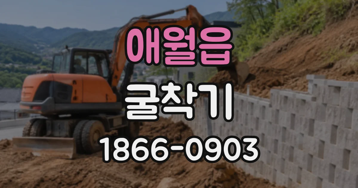 애월읍 굴착기