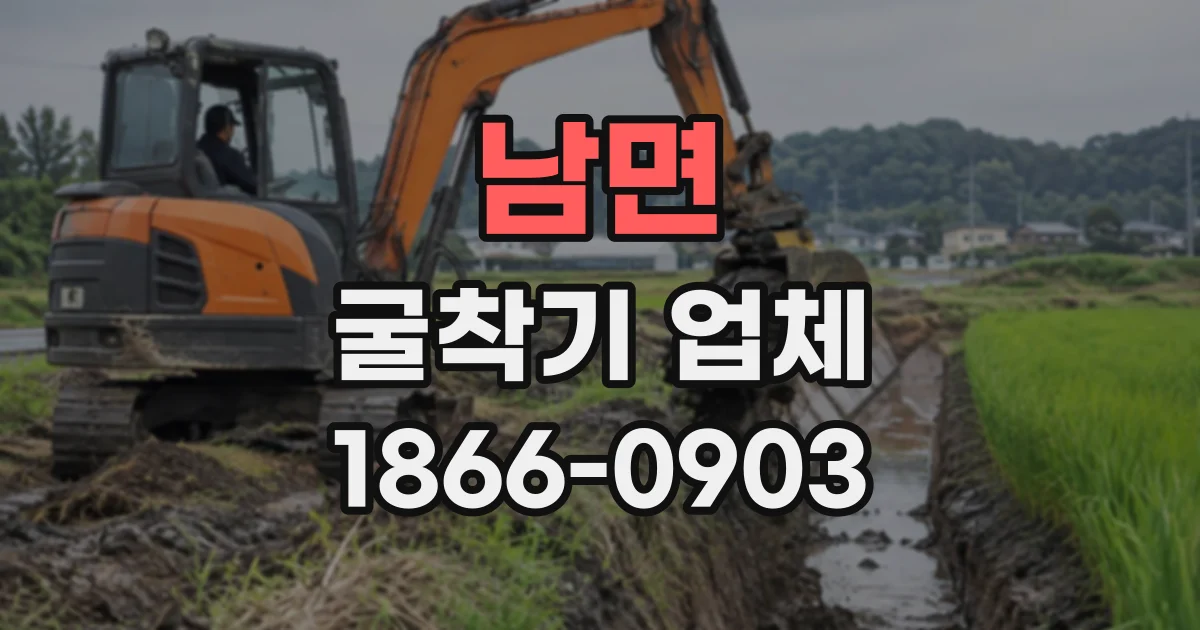 남면 굴착기업체