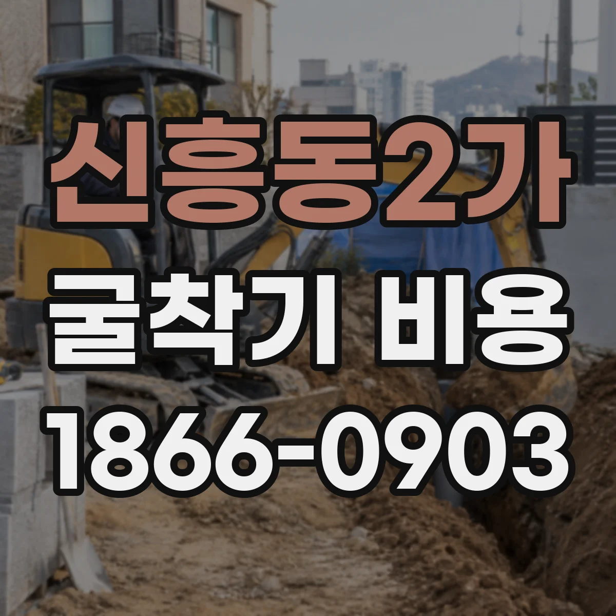신흥동2가 굴착기 비용